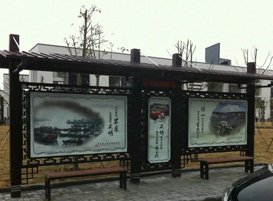 江蘇蘇州第二批候車亭使用中
